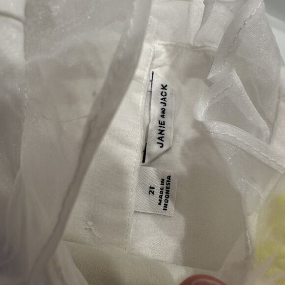 Janie and Jack Embroidered Floral Ruffle Shirt - Picture 10 of 10